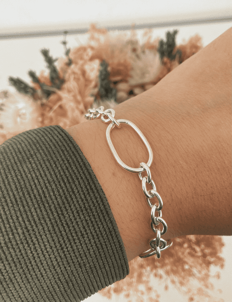 Pulsera eslabones ovalados - Ref: 3508