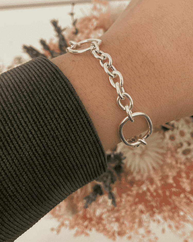 Pulsera eslabones ovalados - Ref: 3508