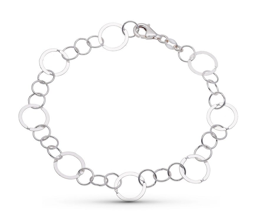 Pulsera círculos entrelazados -Ref: 3380