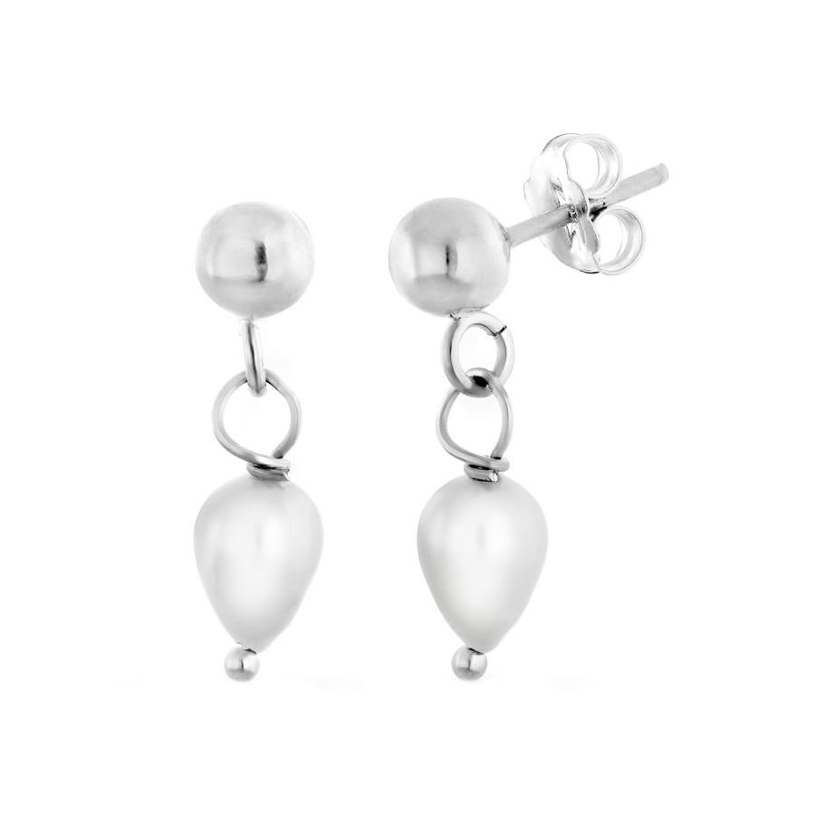 Pendiente perla - Ref: 4178