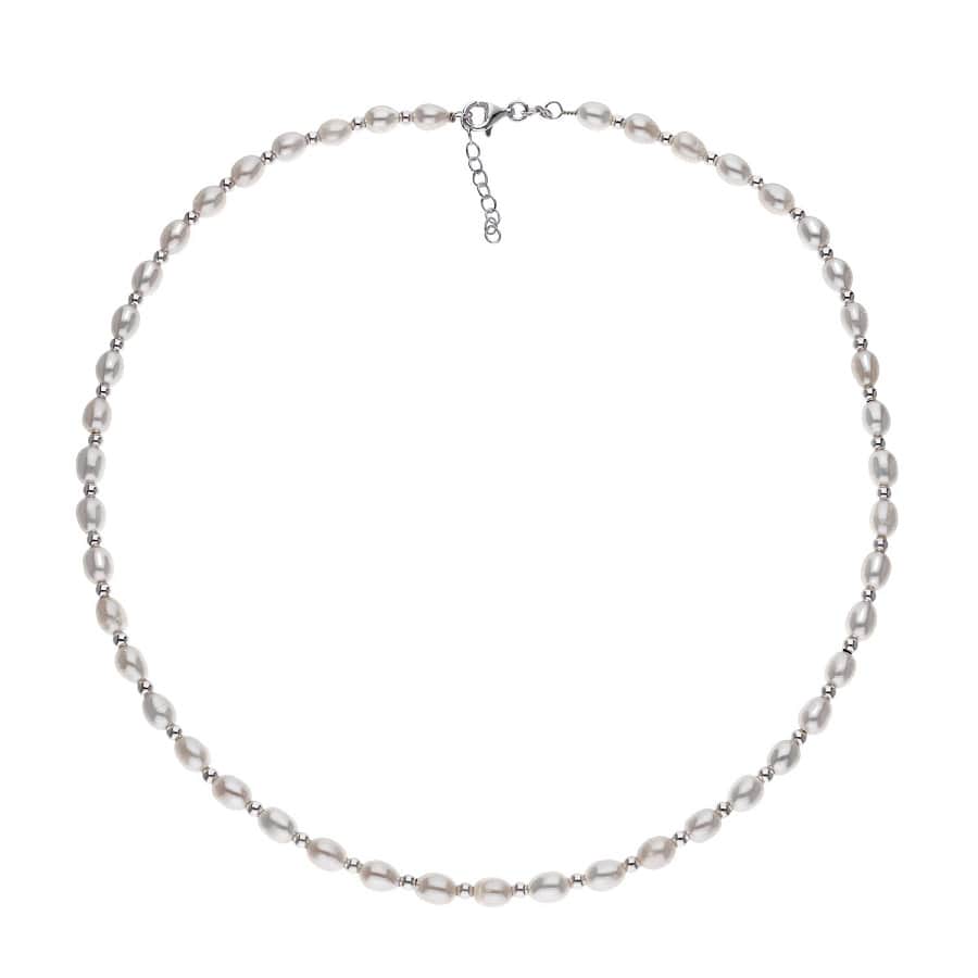 Collar Perlas cultivadas y Bolas - Ref: 7340
