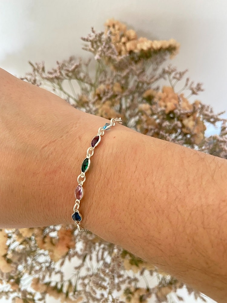 Pulsera Piedras Color - 3557