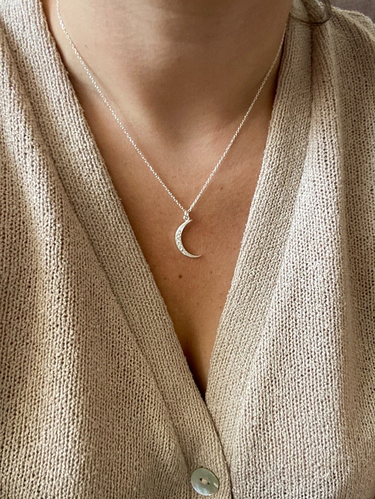 Collar Luna Circonita - Ref: 7200