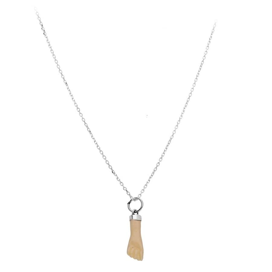 Collar manita blanca - Ref: 7365