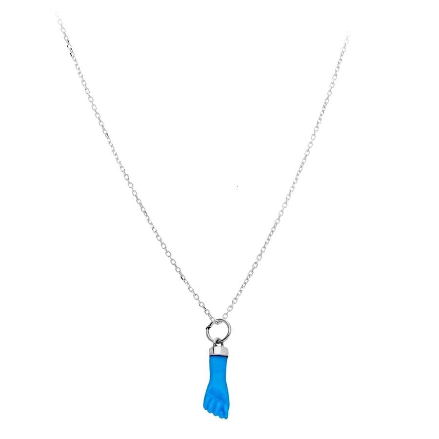 Collar manita turquesa - Ref: 7366