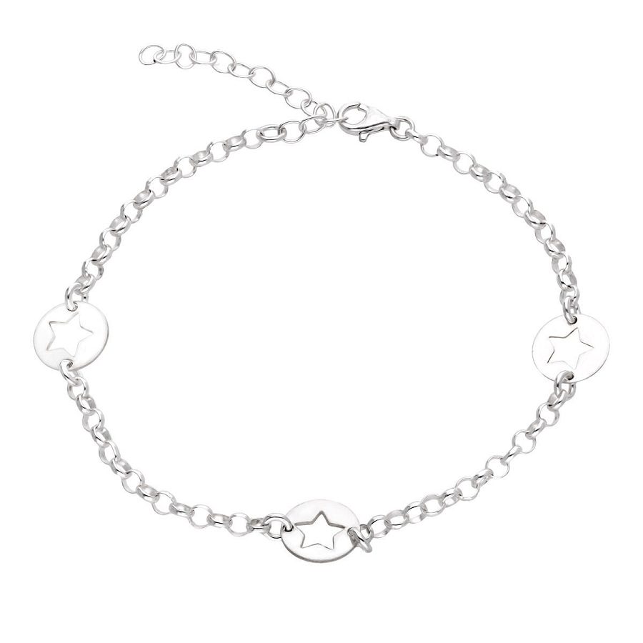 Pulsera estrellas caladas - Ref: 3607