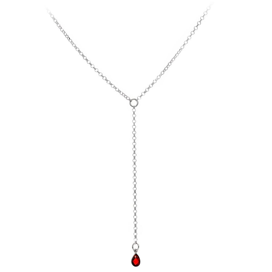 Collar Circonita Roja - Ref: 7358