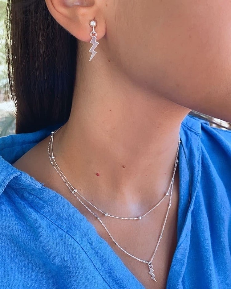 Pendiente rayo - Ref: 4017