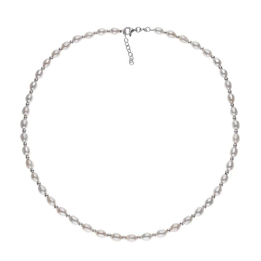 Collar Perlas cultivadas y Bolas - Ref: 7340